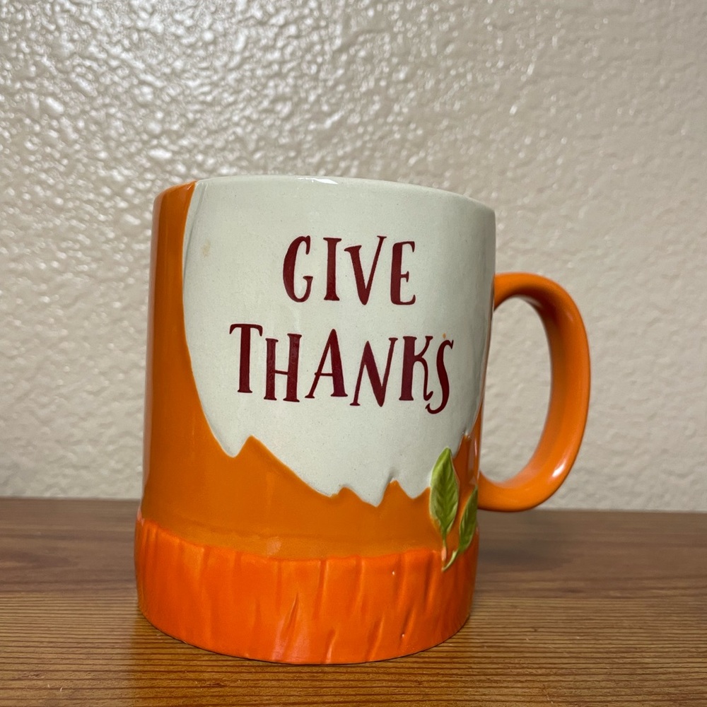 Ceramic “Give Thanks” Mug by Global Design Connection